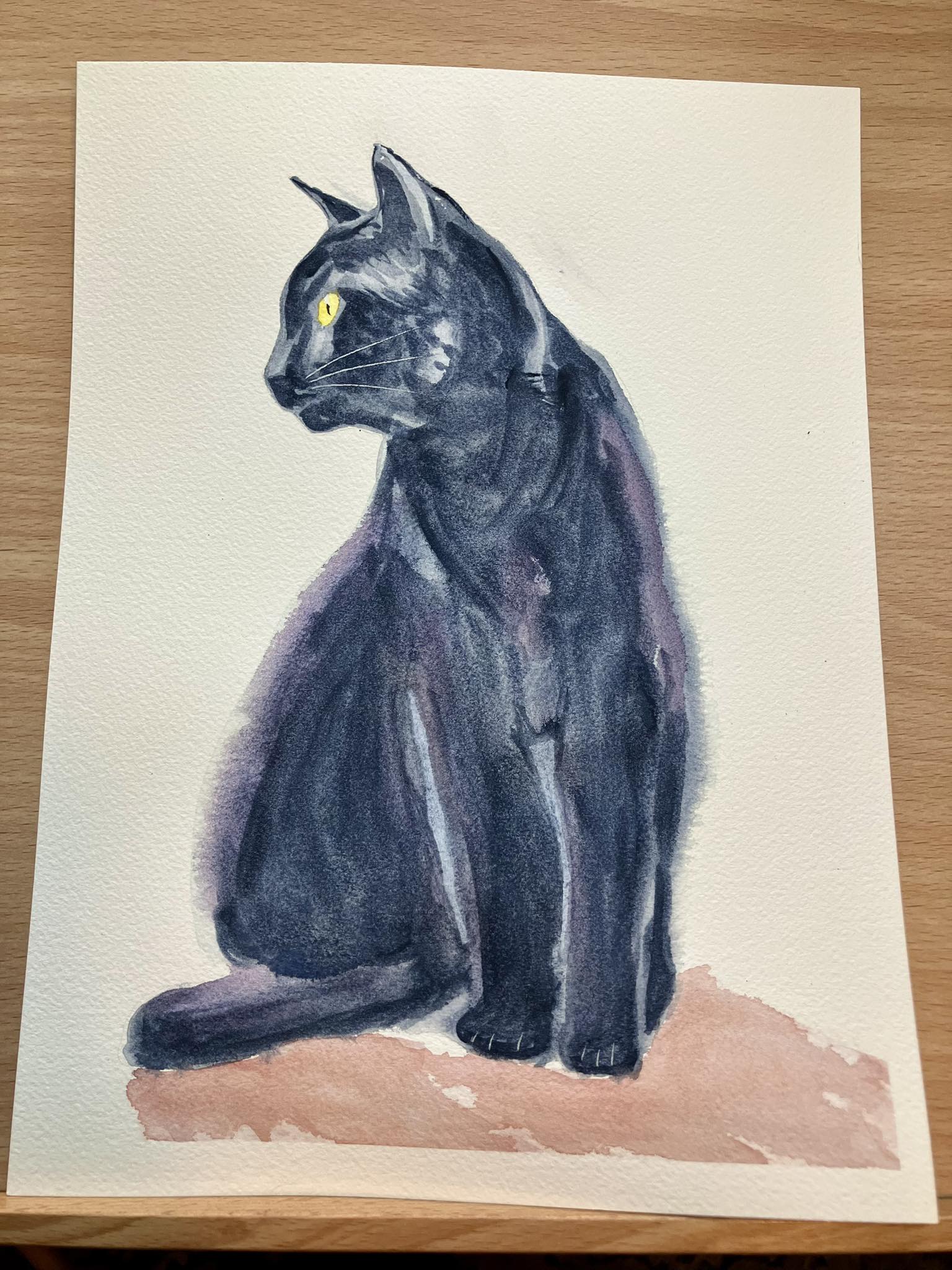 Daniel Smith watercolors on Canson student cold press