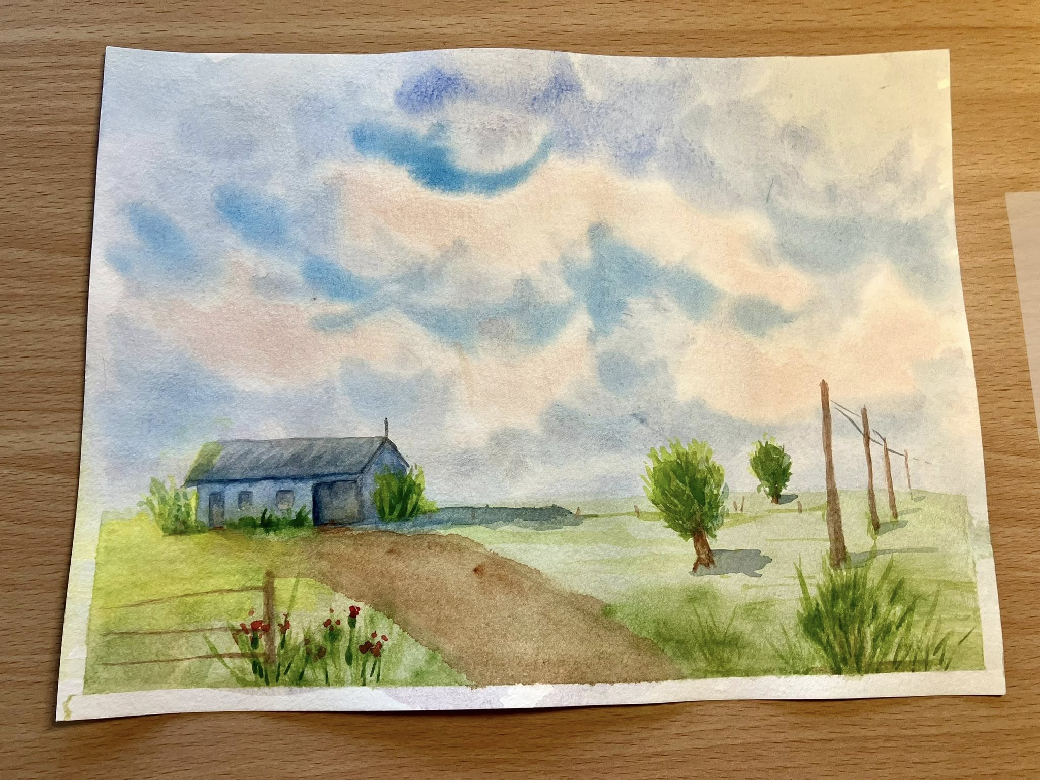 Watercolor on Arches cold press