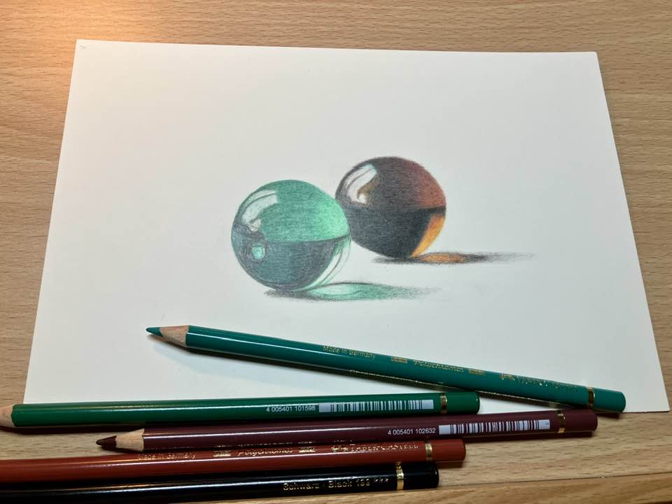 Colored pencil