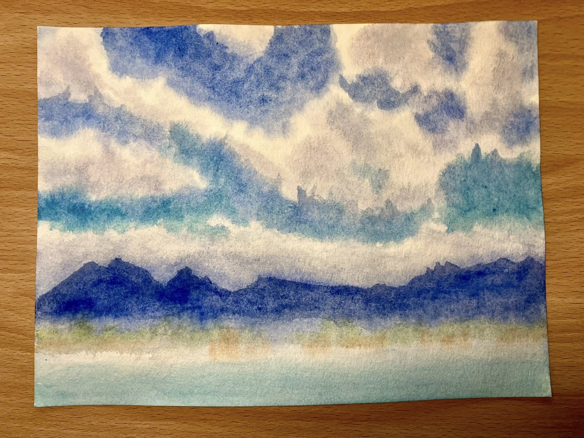 Watercolor on Arches cold press